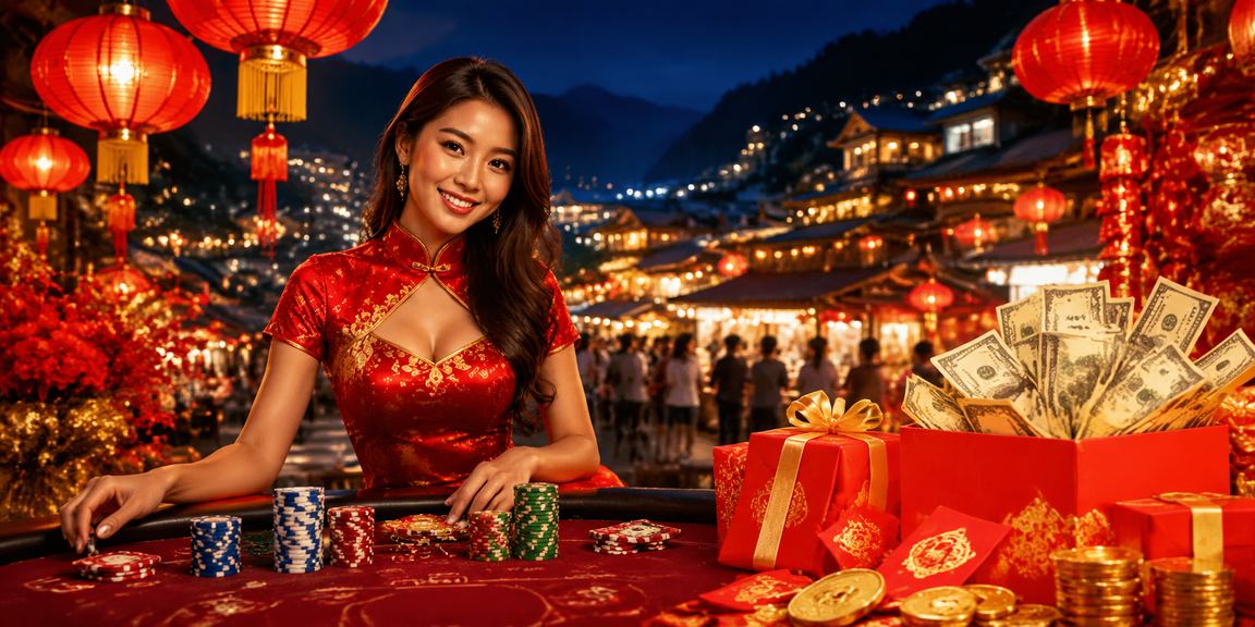 Lồng đèn đỏ và phong bì may mắn tại Sa Pa trong dịp lễ Tết – biểu tượng ưu đãi mùa vụ từ 5900